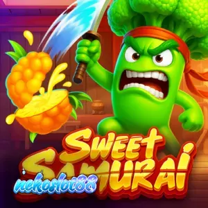 Tampilan visual slot Sweet Samurai dengan tema dojo buah